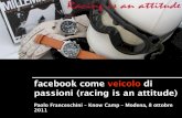 Paolo Franceschini – “Facebook come veicolo di passioni”