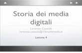 Gli effetti a lungo termine dei mass media - Storia Dei Media Digitali   Lezione 4