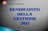 Comune di Pordenone - Rendiconto 2011