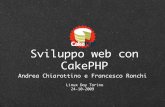 CakePhp Linux Day Torino '09