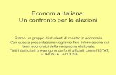 Economia italiana  - Un confronto per le elezioni
