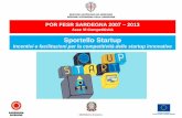 Giuseppe Serra - Sportello Startup: Incentivi e facilitazioni per la competitività delle startup innovative