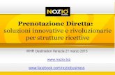 Massimo Trovò - Nozio - Prenotazione diretta - soluzioni innovative e rivoluzionarie per strutture ricettive