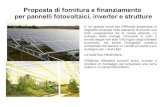 Fornitura E Finanziamento Di Materiale Per Impianti Fotovoltaici