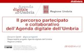 Percorso Agenda digitale dell'Umbria - anno 2014