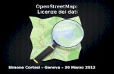 Passa ad Openstreetmap - Genova marzo 2012