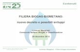 Filiera biogas - biometano . Maggioni