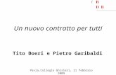 Un nuovo contratto per tutti, di Tito Boeri e Pietro Garibaldi