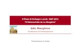 Il Piano di Sviluppo Locale 2007_2013 del GAL Marghine in sintesi