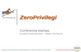 Conferenza stampa zero privilegi 8 Novembre 2011