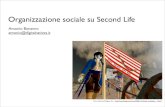 Organizzazione sociale in Second Life