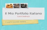 Italian portfolio carol