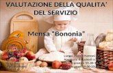 Mensa Bononia Valutazione Qualità Servizi 2010