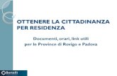 Ottenere la cittadinanza italiana per residenza