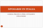Sposarsi in italia documenti utili