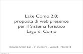 Lake Como 2.0: proposta di web presence per il Sistema Turistico Lago di Como