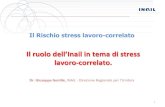 Il Rischio stress lavoro-correlato (Dr. Giuseppe Gentile, INAIL - Direzione Regionale Umbria)