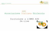Libro AID - Iscrizione on-line