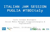 Italian jam session Puglia - #TBDItaly