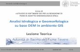 Analisi Idrologica e Geomorfologica su base DEM in ambiente GIS