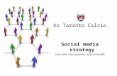 AS Taranto social network strategy
