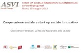 Gianfranco Marocchi, Presidente di Idee in Rete: Cooperazione Sociale e Start Up Sociale Innovativo