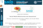 Risultati ricerca Ssocial Media Effectiveness Use Assessment - snid 20-11-2012