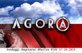 Agorà Sondaggi in onda il 17.10.2014 #agorarai