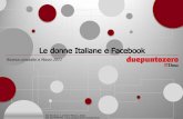 Donne&Facebook Duepuntozero Ressearch
