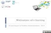 Motivazione ed e-learning