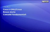 Cosa è Gnu/Linux - Breve storia - Concetti fondamentali
