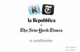 Repubblica e new york times a confronto