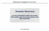 Disaster recovery-seminar