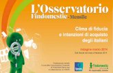 Osservatorio Mensile Findomestic - Marzo