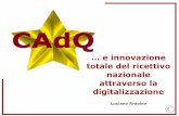 L'innovazione totale del ricettivo nazionale con la digitalizzazione e in un solo file