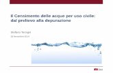 S. Tersigni - Il Censimento delle acque per uso civile: dal prelievo alla depurazione