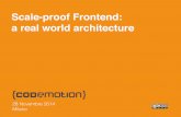 Scale-proof Frontend: a real world architecture - Ivan Prignano, Nicola Racco - Codemotion Milan 2014