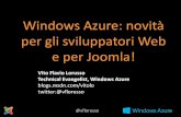 Windows Azure and Joomla! @ Joomla day 2013