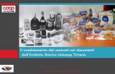Il cambiamento dei consumi nei documenti dell'Archivio Storico Unicoop Tirreno