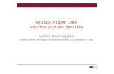M. Scannapieco - Big Data e Open Data:  Istruzioni (o quasi) per l’Uso