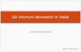 Gli infortuni domestici in italia