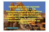 Linee Guida regionali per i piccoli e medi cantieri - DGRV 179/2013 (< 6000 m3).