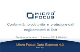 Micro Focus Data Express 4.0 - Conformità,  produttività  e  protezione dati