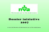 Iniziative MVA 2007