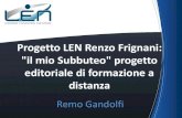 Progetto LEN - "Renzo Frignani: il mio Subbuteo" progetto editoriale di formazione a distanza - Remo Gandolfi
