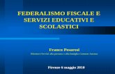 Federalismo e servizi educativi e scolastici