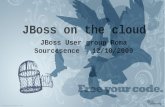 JBoss Clouds -  JBug Roma october 2009