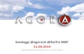 Agorà Sondaggi in onda il 11.04.2014 #agorarai