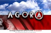 Agorà Sondaggi in onda il 24.10.2014 #agorarai