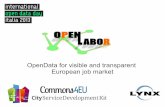 Stefano Penge - Open labor, opendata for visible and trasparent European job market